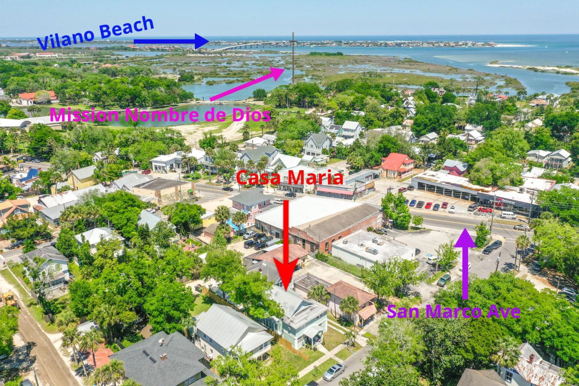 Casa Maria 2- Charming, Quaint Apt Next To Everything Downtown! St. Augustine Eksteriør bilde